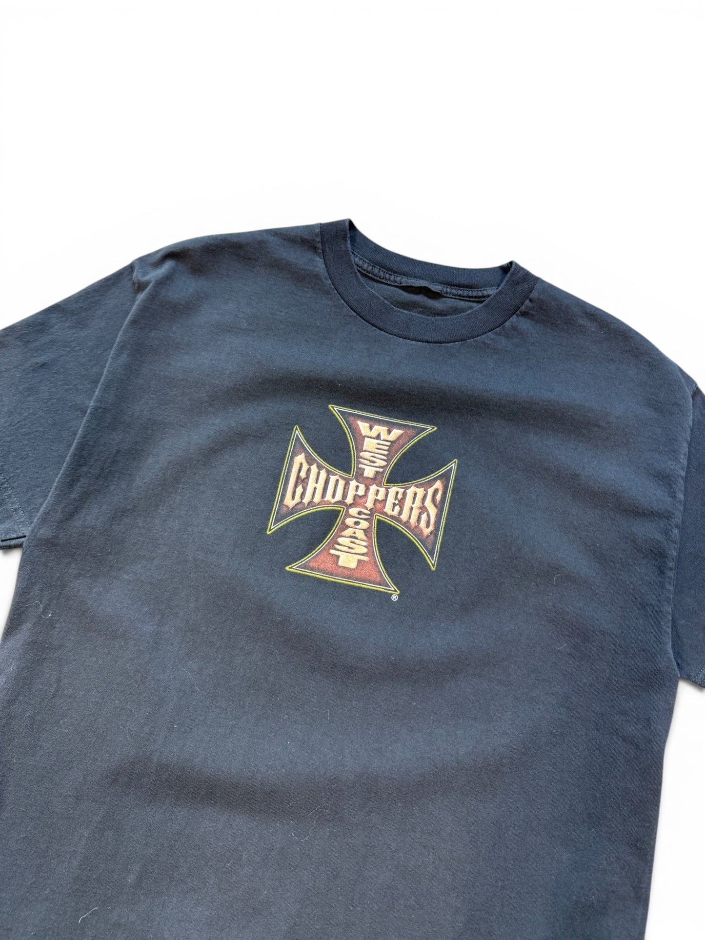(L) Vintage Y2K West Coast Choppers Jesse James Long Beach Tee