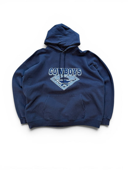 (L) 00s Dallas Cowboys Navy Hoodie