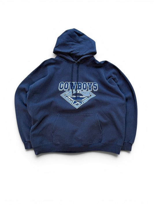 (L) 00s Dallas Cowboys Navy Hoodie