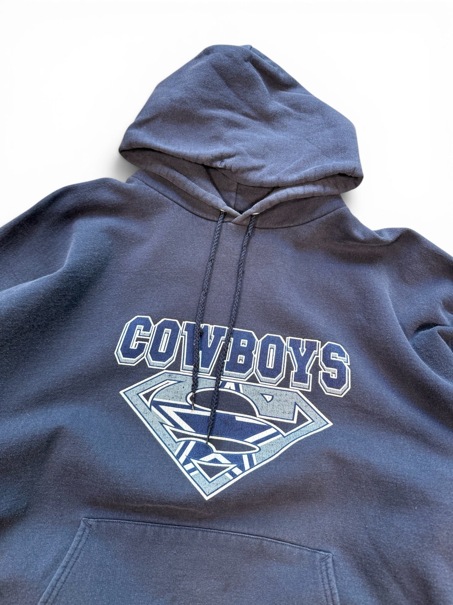 (L) 00s Dallas Cowboys Navy Hoodie