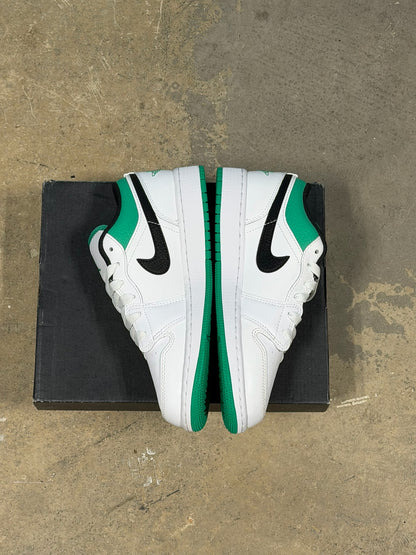 (4Y) Jordan 1 Low Lucky Green