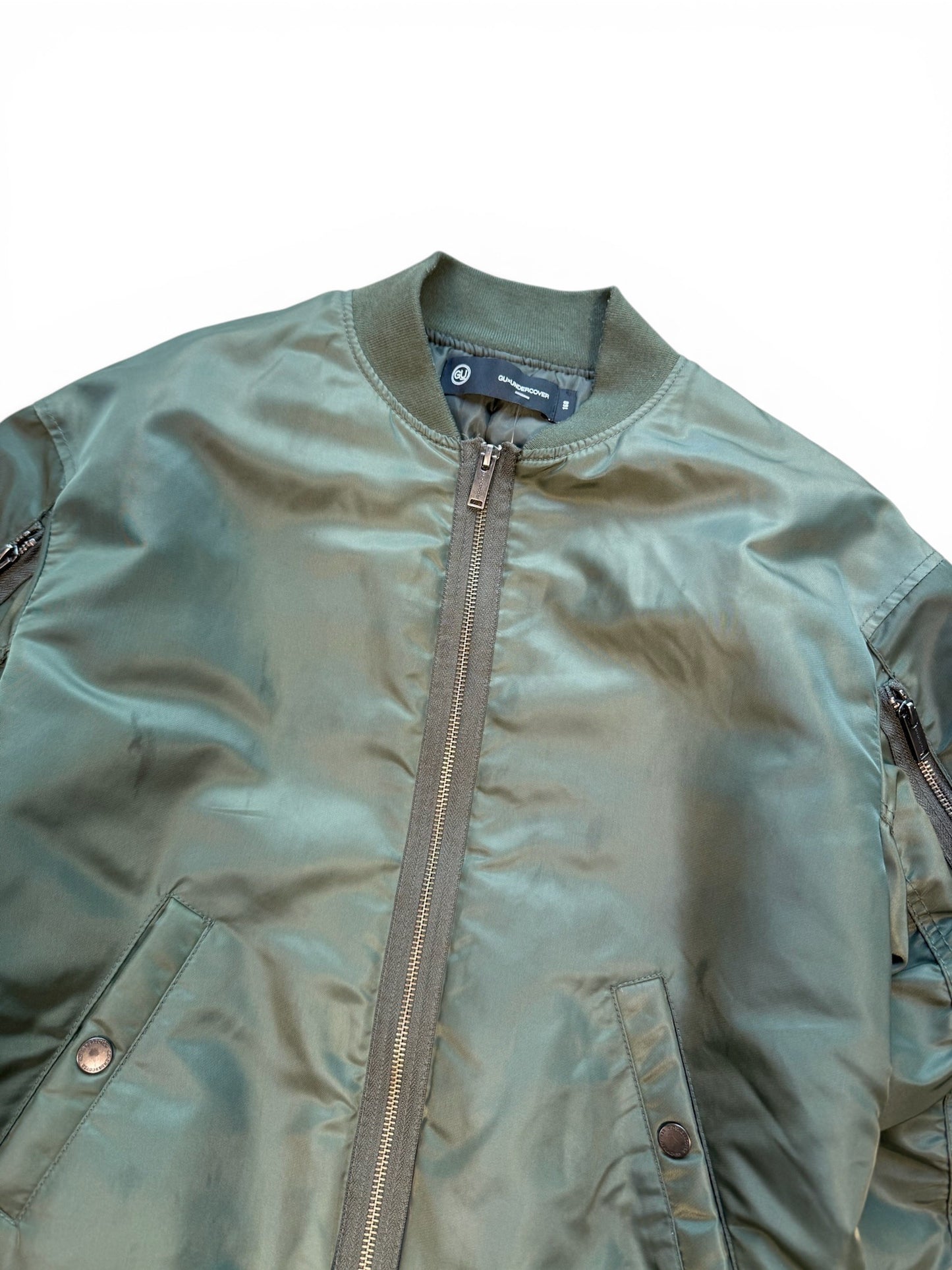 (S) GU x Undercover Green Bomber Jacket
