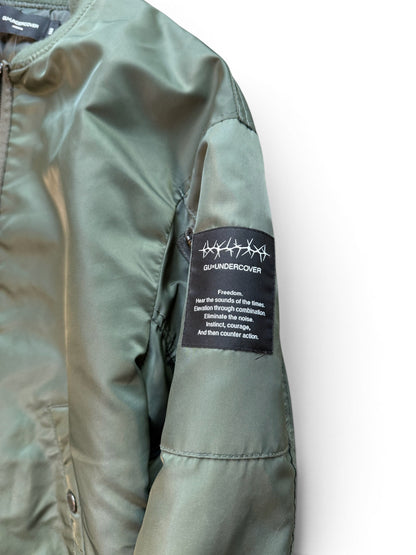 (S) GU x Undercover Green Bomber Jacket