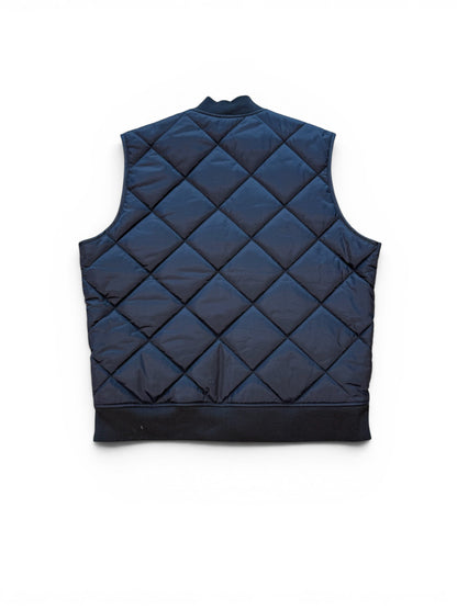 (L) Dickes Quilted Work Vest Black