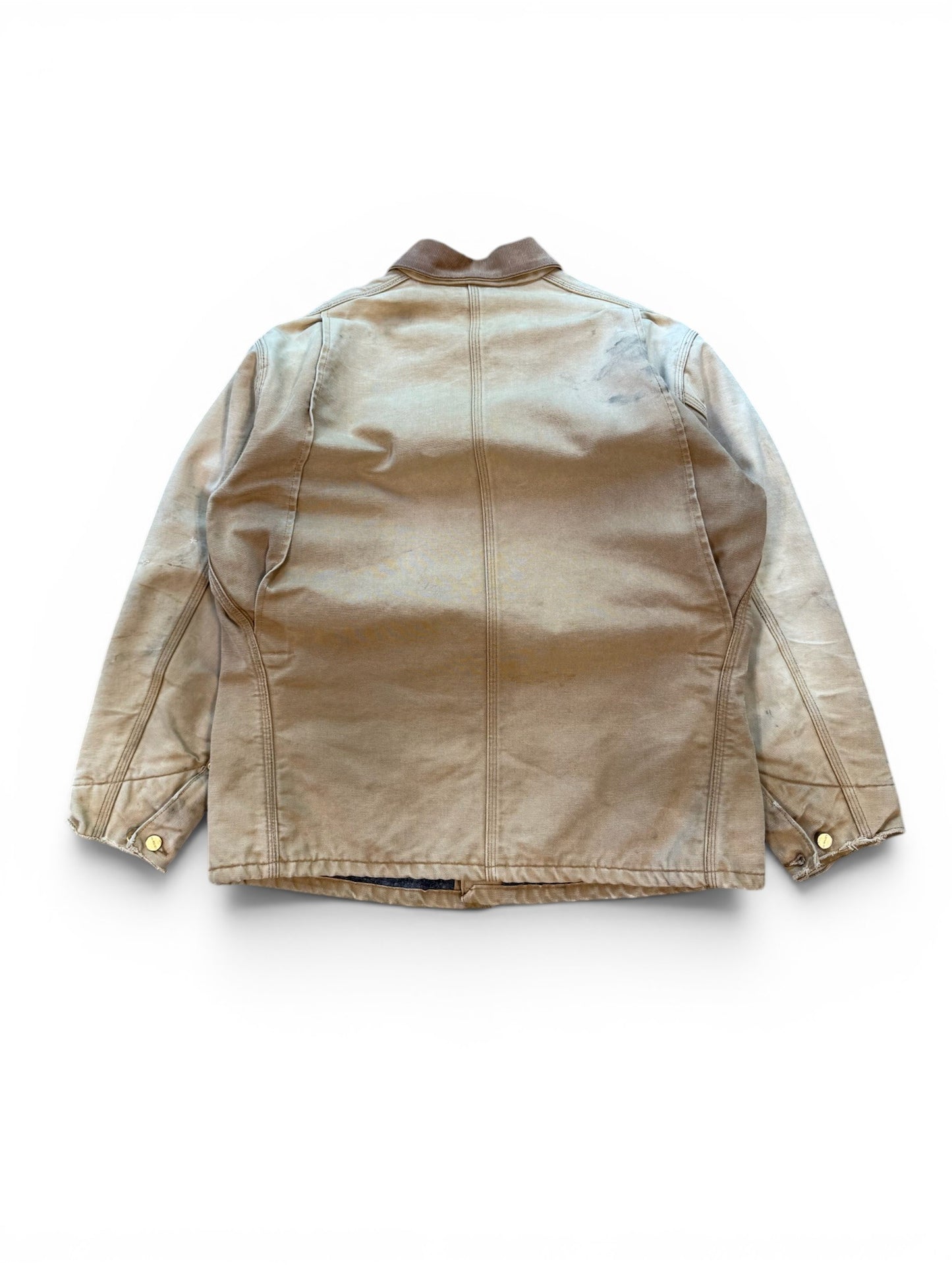 (XL) Vintage 90s Carhartt Chore Jacket Tan