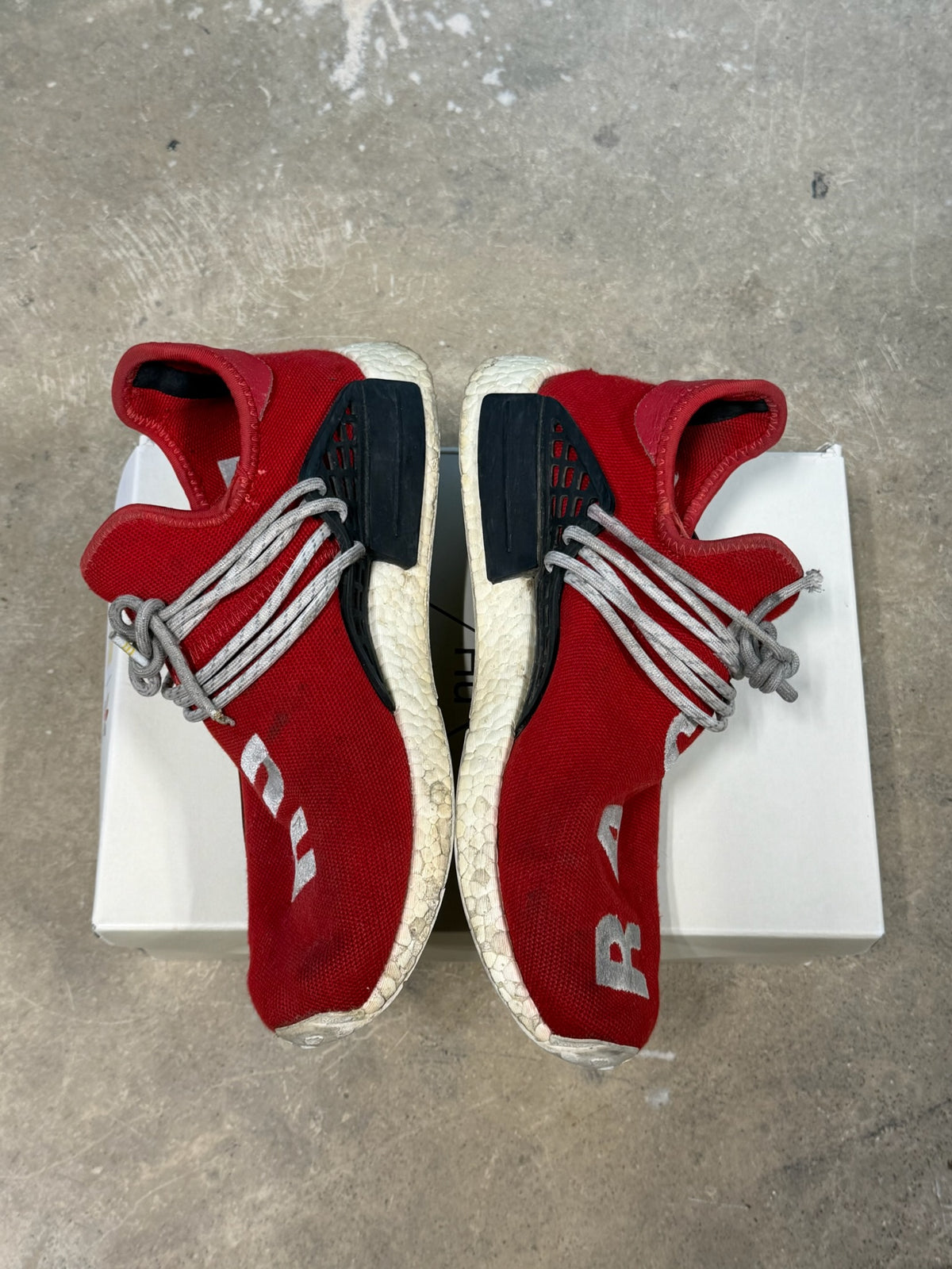 (10) Adidas Human Race NMD Red