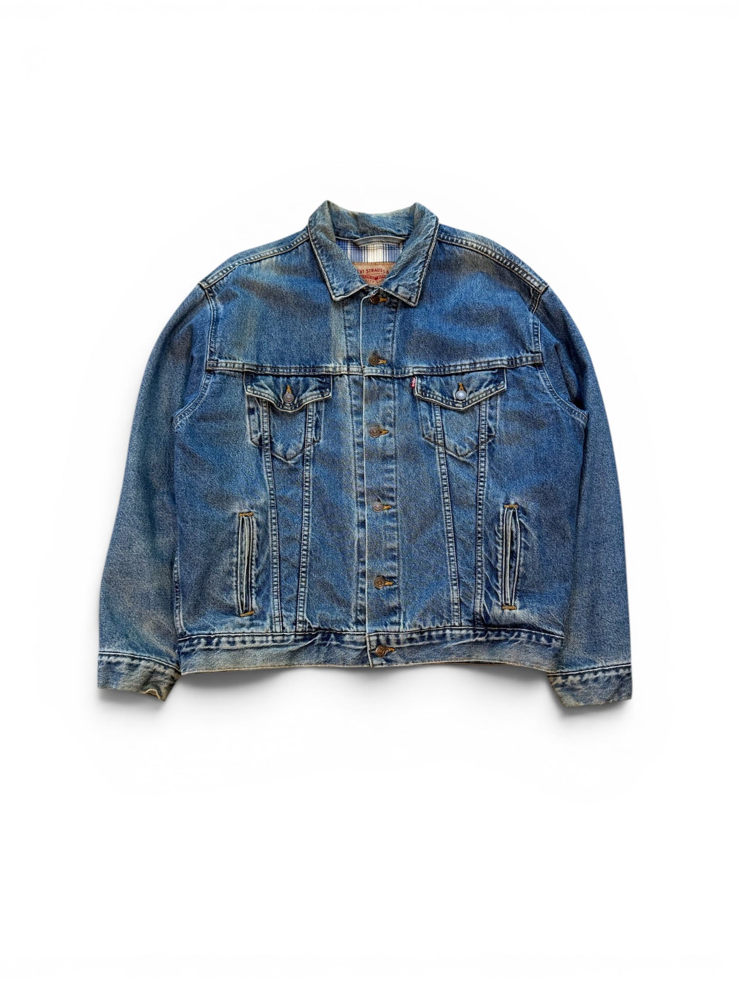 (L) Vintage 90s Levi's Blanket-Lined Denim Jacket