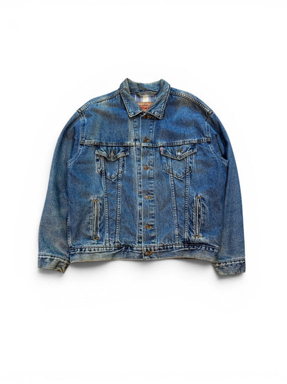 (L) Vintage 90s Levi's Blanket-Lined Denim Jacket