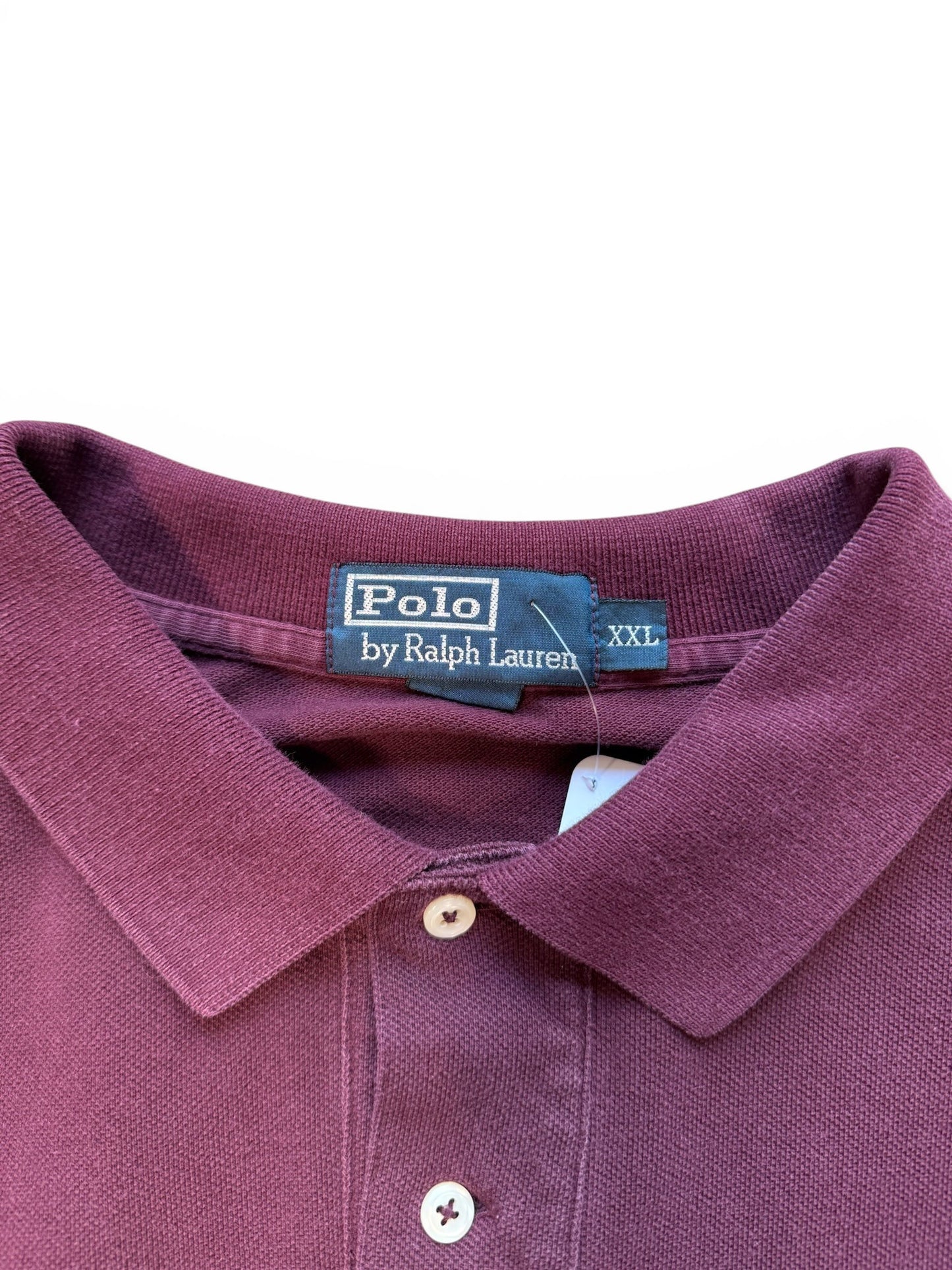 (XXL) Vintage Ralph Lauren Polo Burgundy Longsleeve Shirt