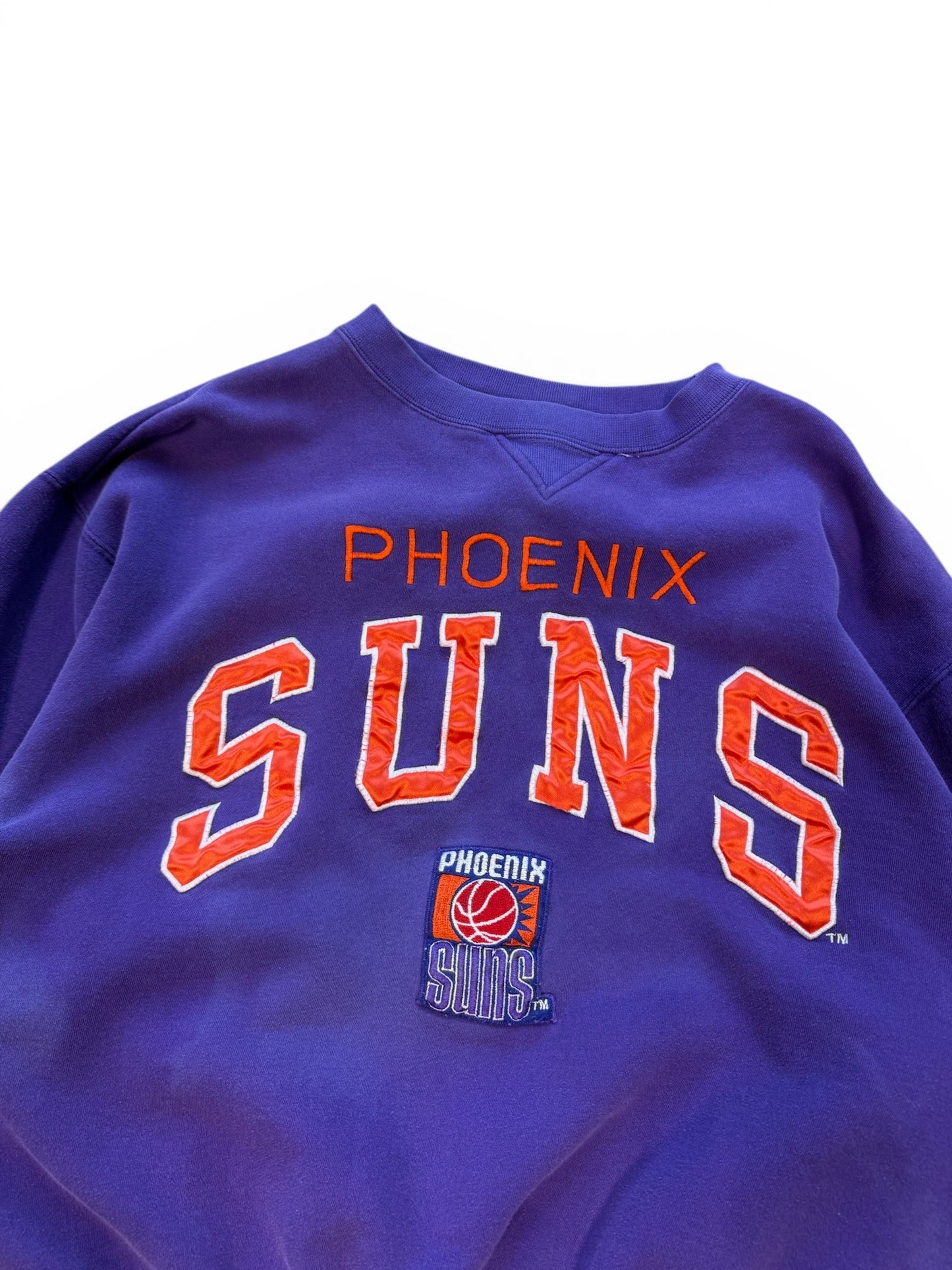 (L) Vintage 90s Pheonix Suns Logo Athletic Crewneck