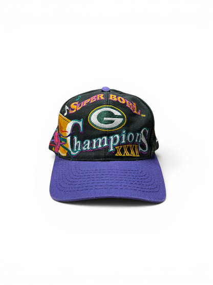 (OSFA) 90’s Green Bay Packers Superbowl SnapBack