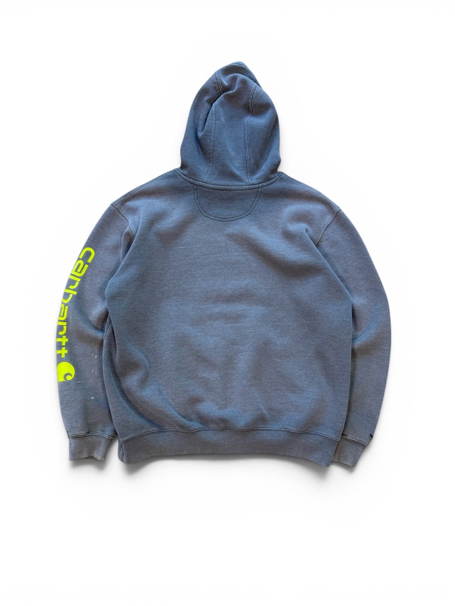 (L) Vintage Carhartt Faded Grey Pullover Hoodie