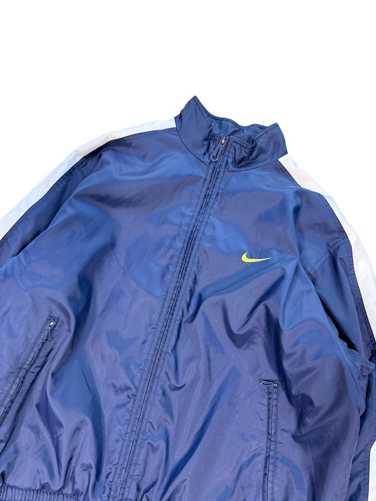 (XL) Vintage 90s Nike Navy Puffer Jacket