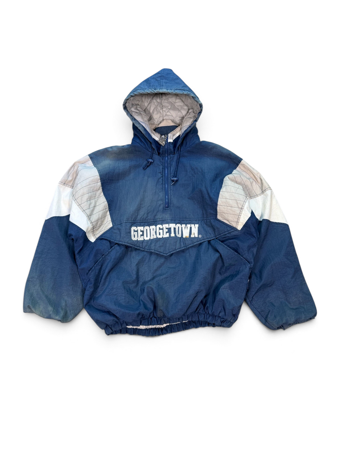 (L) Vintage 90s Georgetown Hoyas Hooded Starter Jacket
