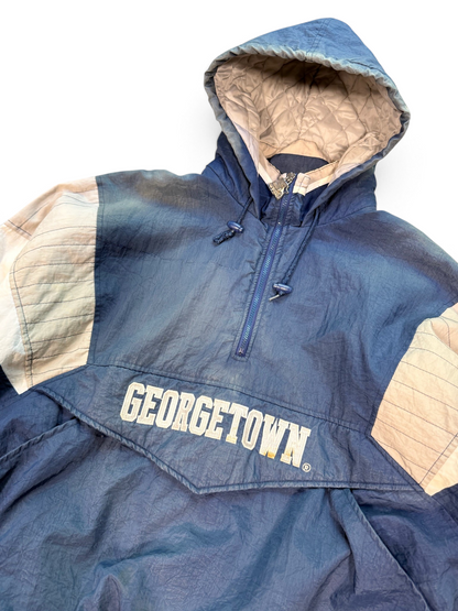 (L) Vintage 90s Georgetown Hoyas Hooded Starter Jacket