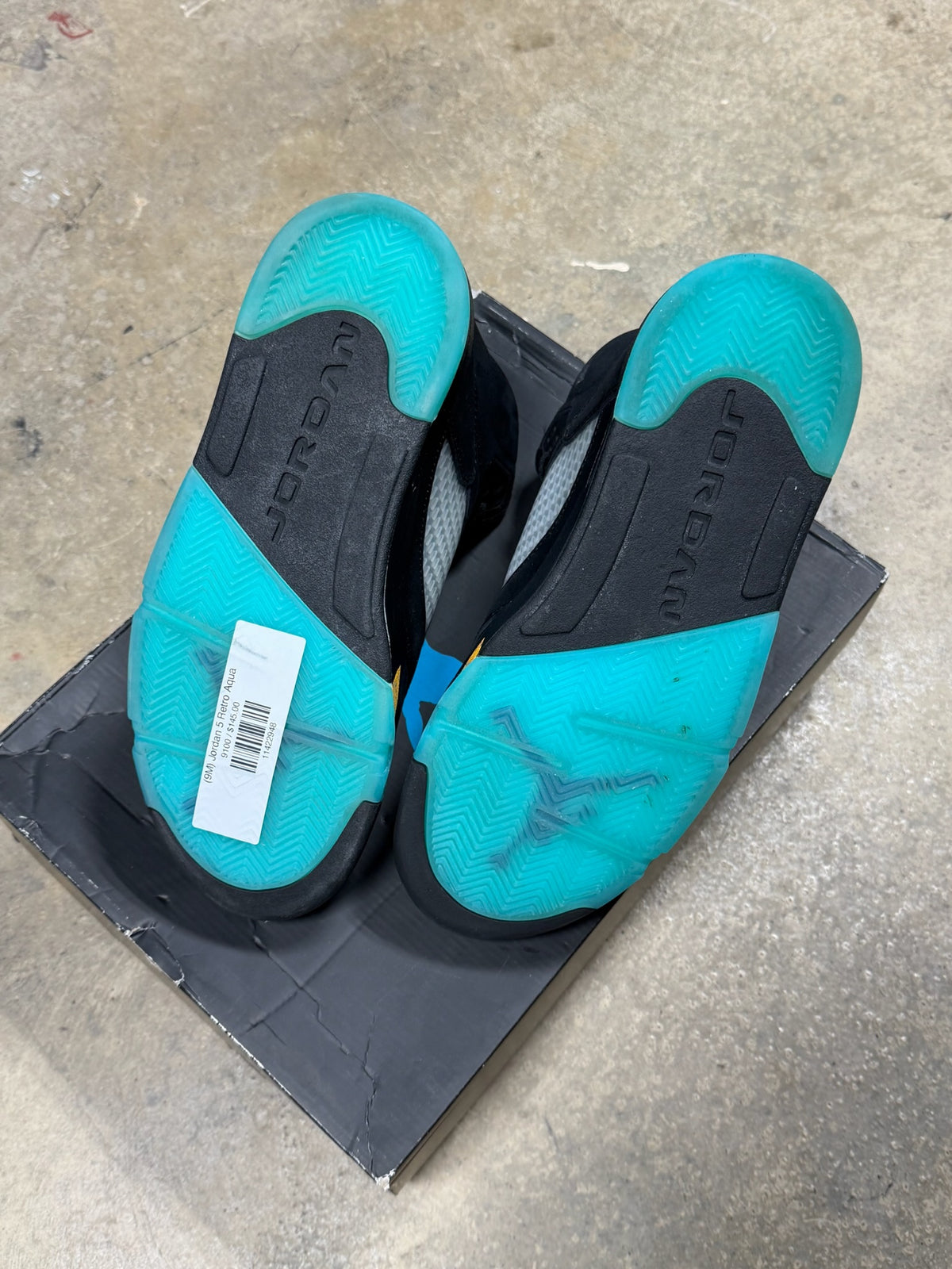 (9M) Jordan 5 Retro Aqua