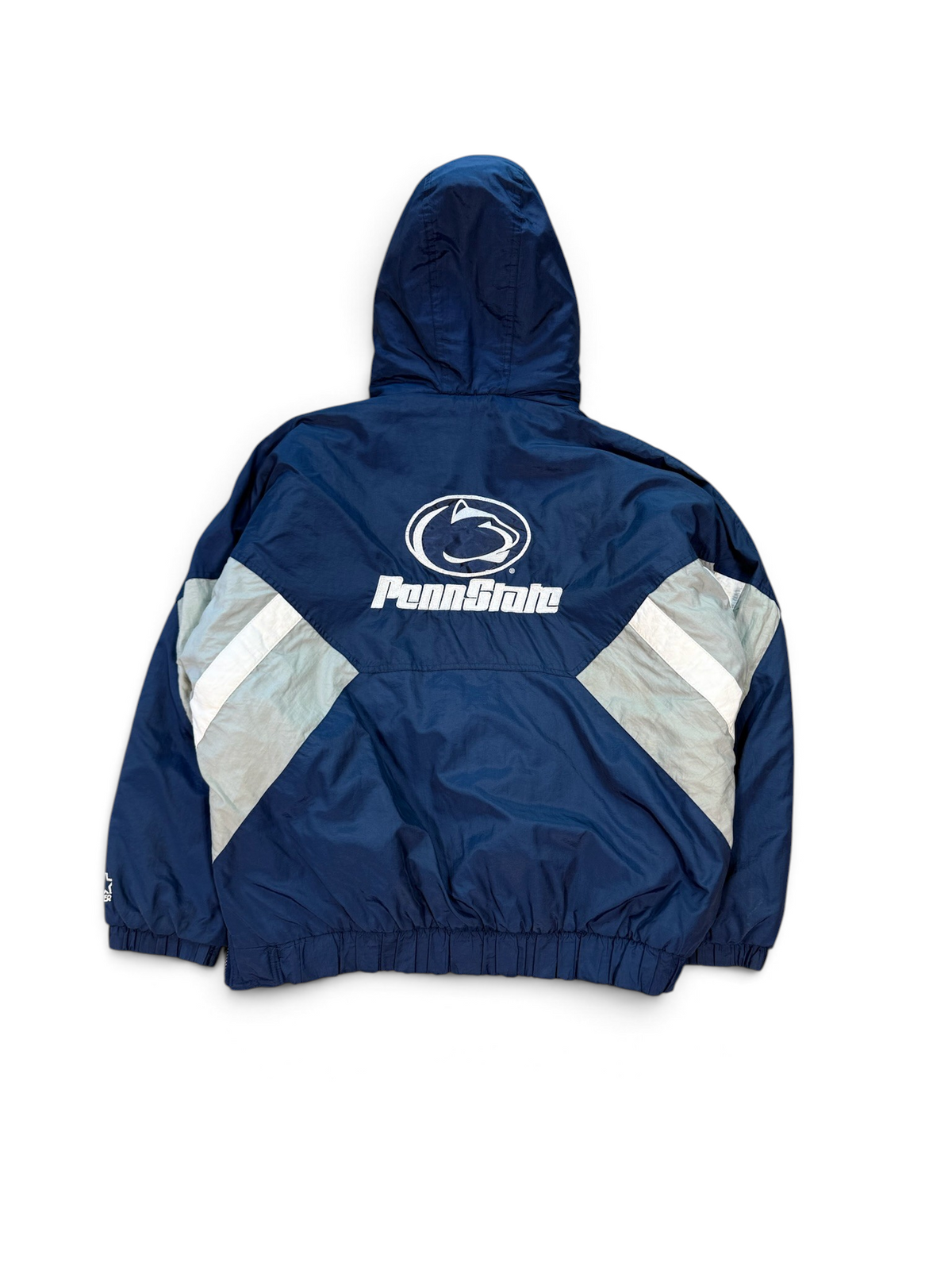 (L) Vintage 90s Penn State Hooded Starter Jacket