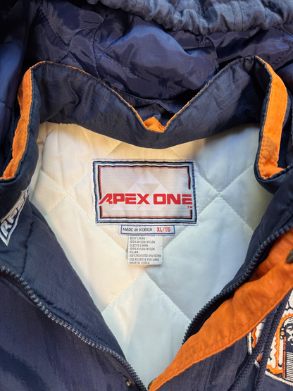 (XL) Vintage 90s Illinois Fighting Illini Hooded Apex One Jacket