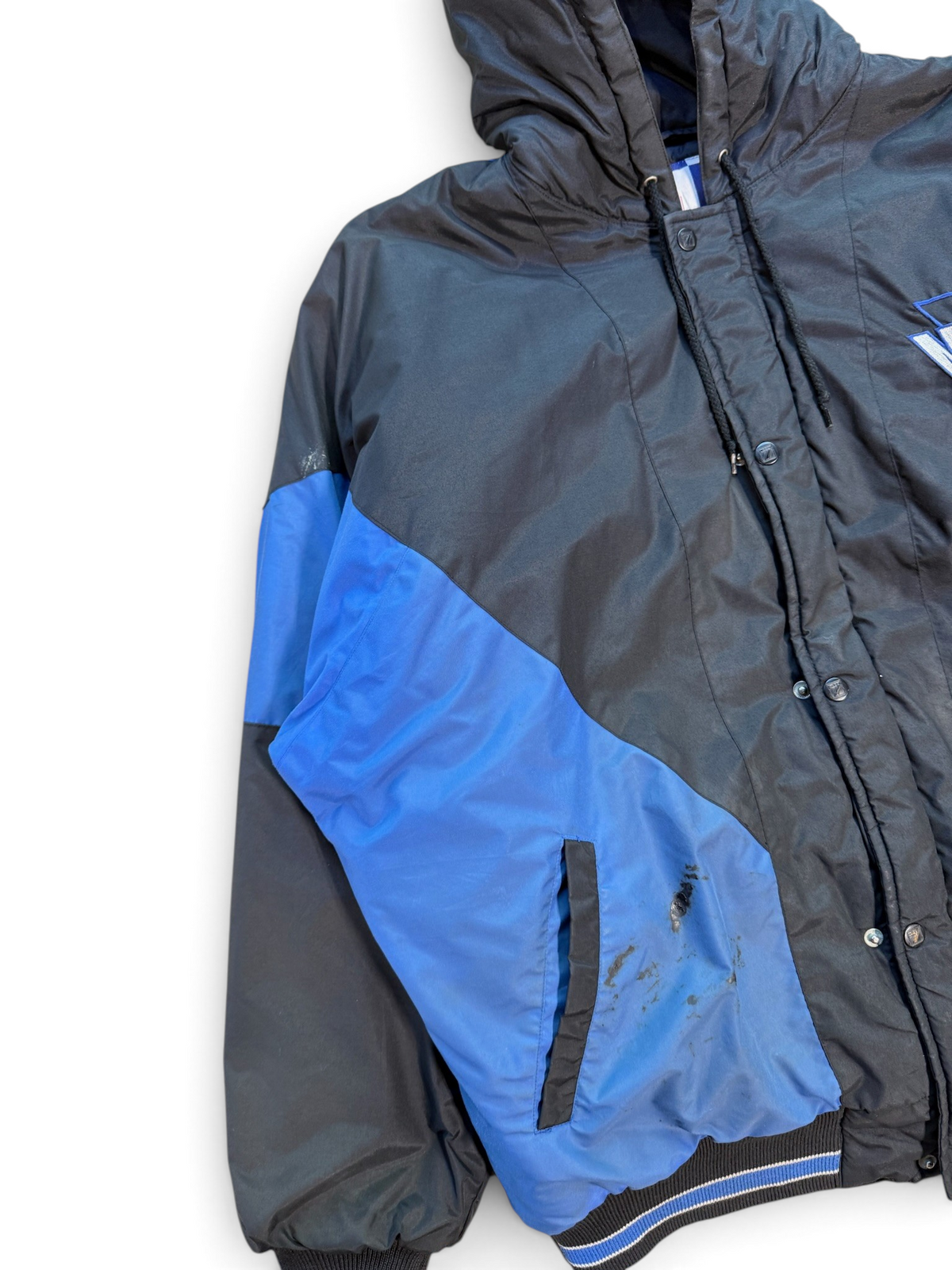 (XL) Vintage 90s Orlando Magic Hooded Logo 7 Jacket