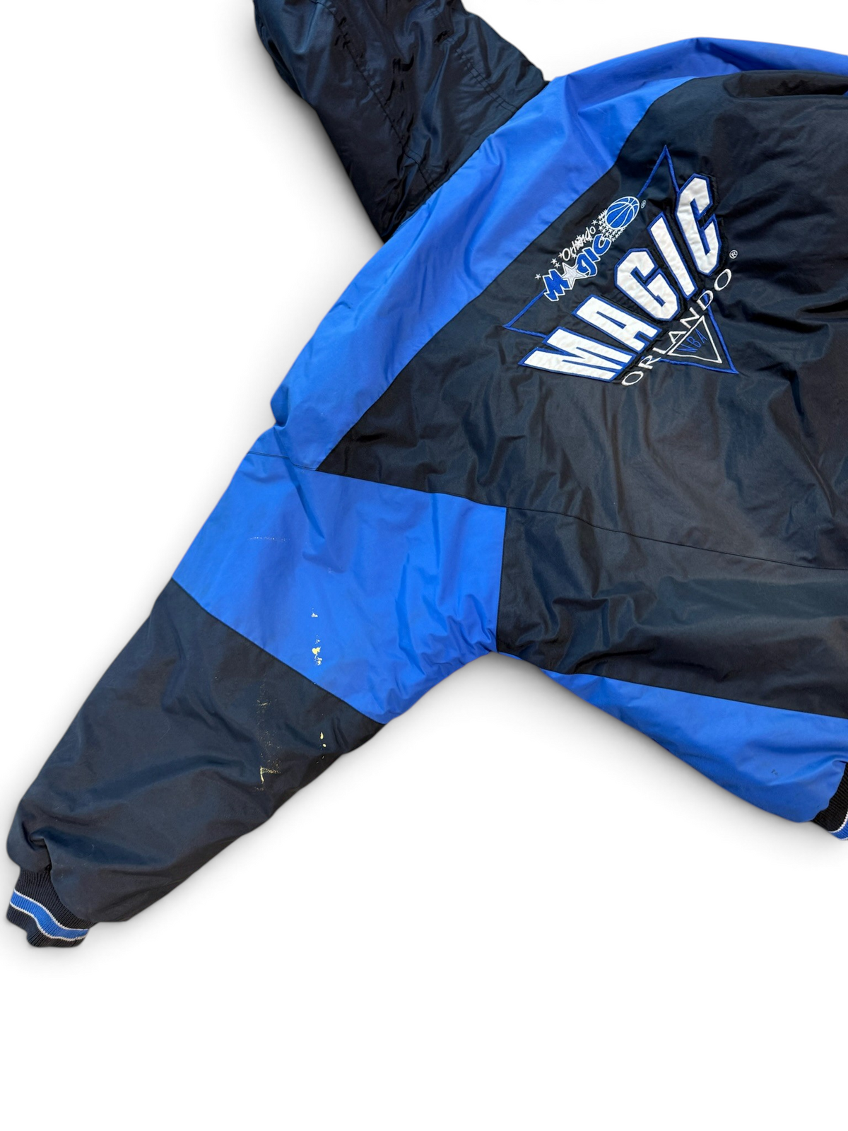 (XL) Vintage 90s Orlando Magic Hooded Logo 7 Jacket