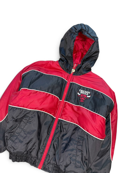 (M) Vintage 90s Chicago Bulls Hooded Pro Player Jacket