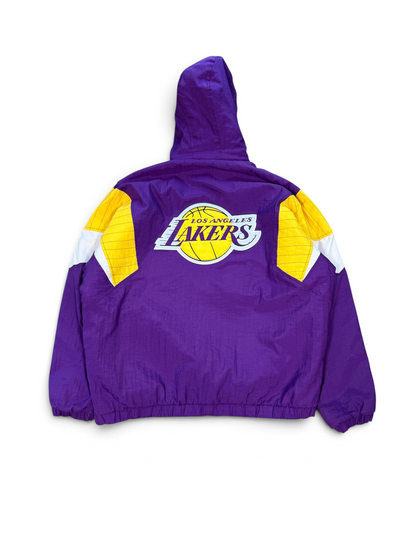 (XXL) Vintage Los Angeles Lakers Hooded Starter Jacket