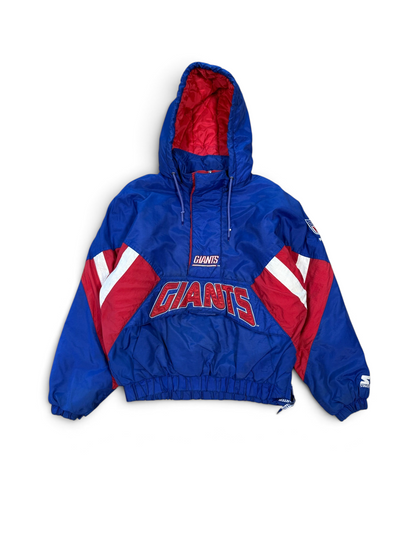 (M) Vintage 90s New York Giants Hooded Starter Jacket