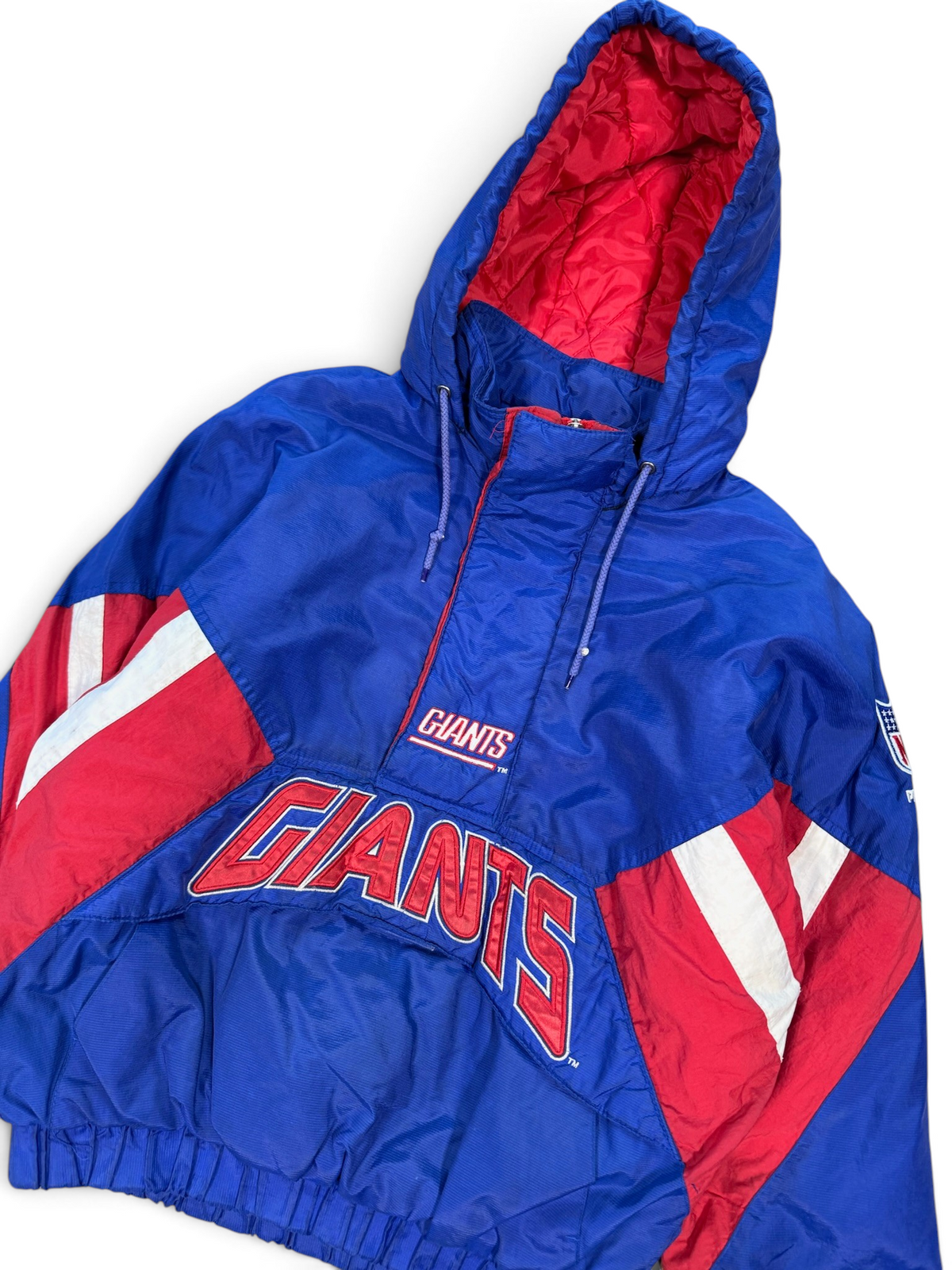 (M) Vintage 90s New York Giants Hooded Starter Jacket