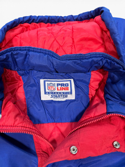 (M) Vintage 90s New York Giants Hooded Starter Jacket
