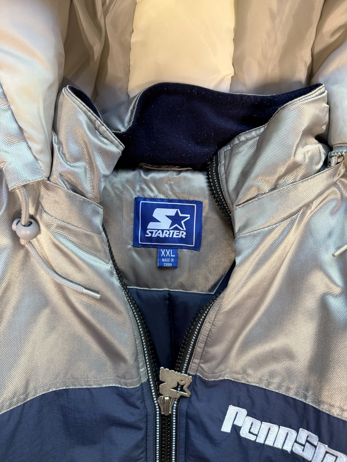 (XXL) Vintage Penn State Hooded Starter Jacket