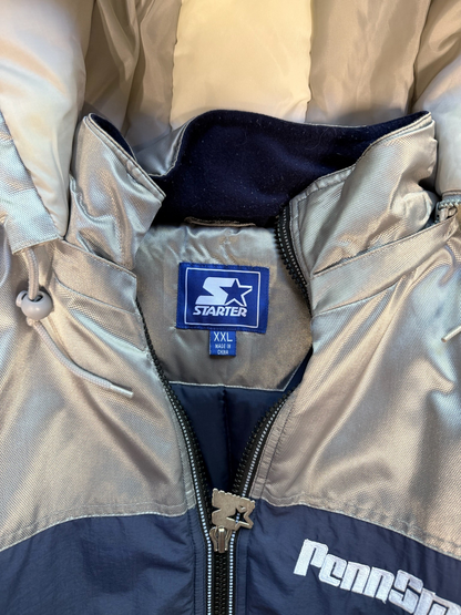 (XXL) Vintage Penn State Hooded Starter Jacket