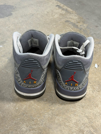 (8.5) Jordan 3 Cool Grey