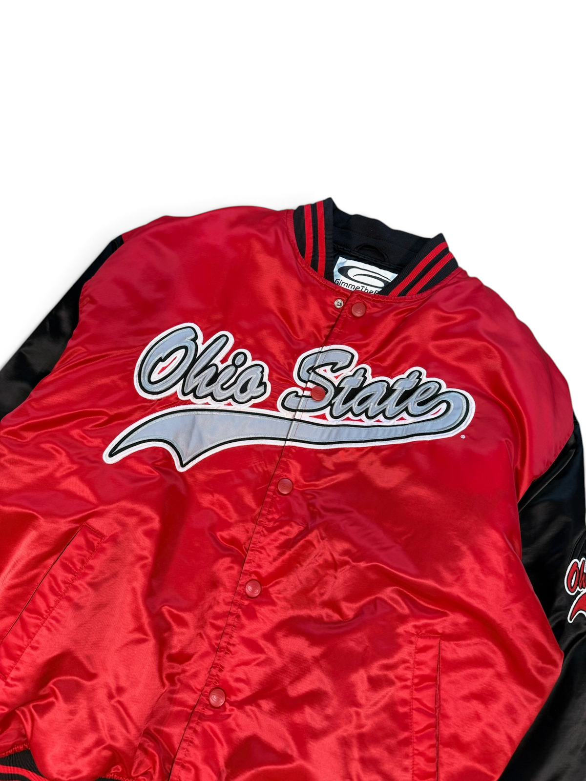 (XL) Vintage Ohio State Satin Bomber Jacket