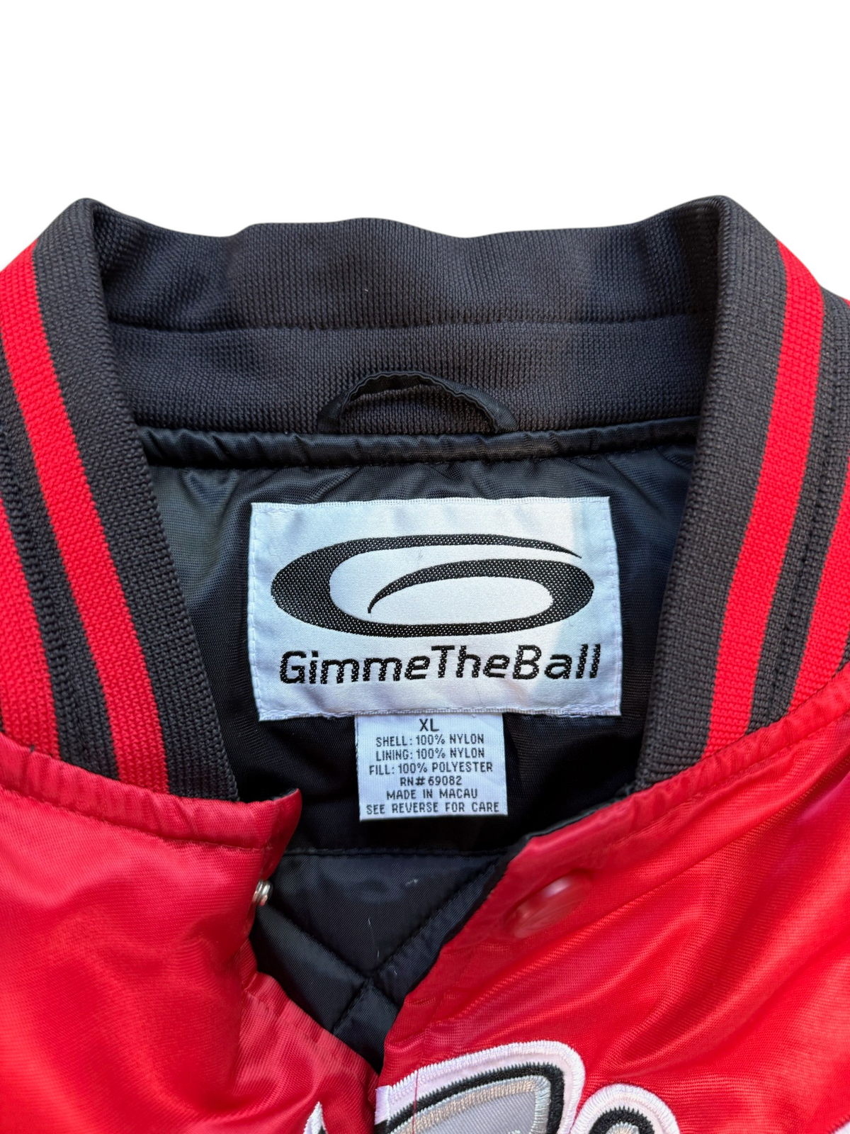 (XL) Vintage Ohio State Satin Bomber Jacket