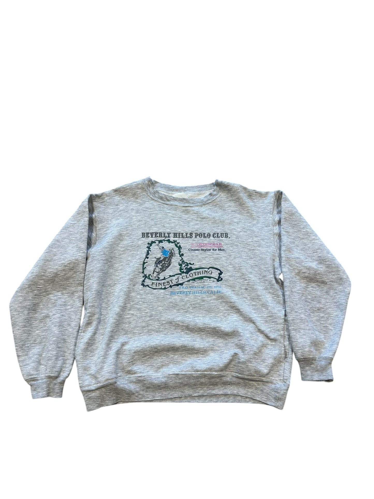 (M) 90s Beverly Hills Polo Club Crewneck