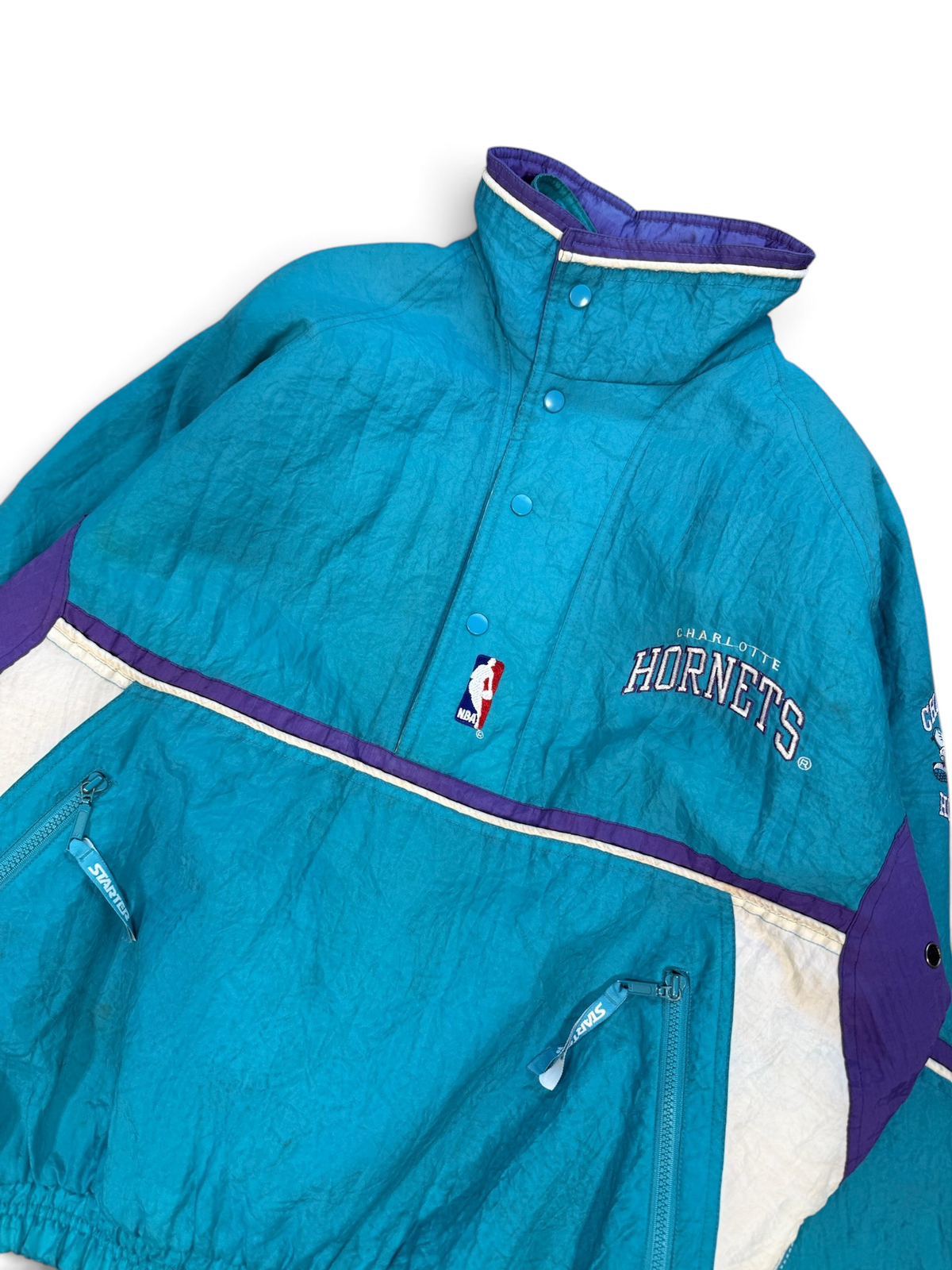 (L) Vintage 90s Charlotte Hornets Starter Jacket