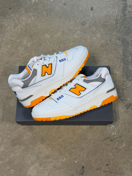 New Balance 550 White Vibrant Orange