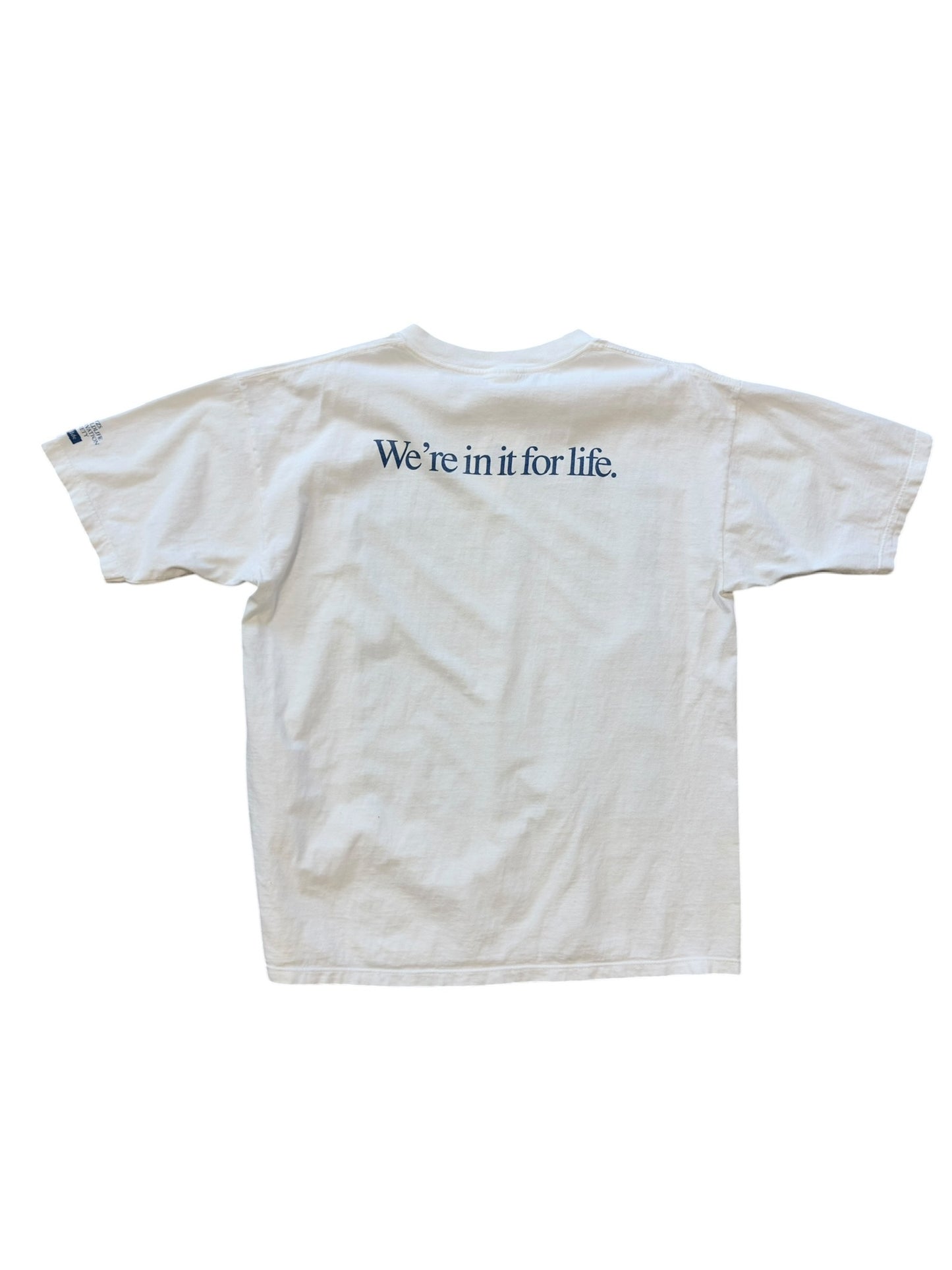 (XL) 00s Wildlife Conservation Society Zebra Graphic T-Shirt