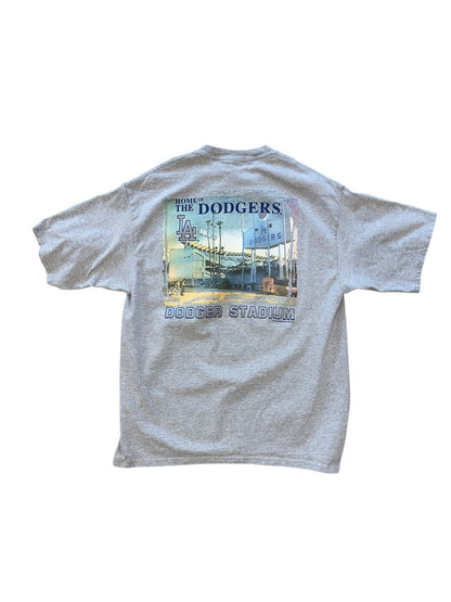 (XL) 03" LA Dodger Stadium Gray T-Shirt