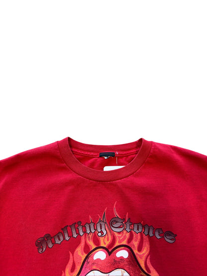 (L) Vintage 2005 Rolling Stones Flamming Lips T-Shirt