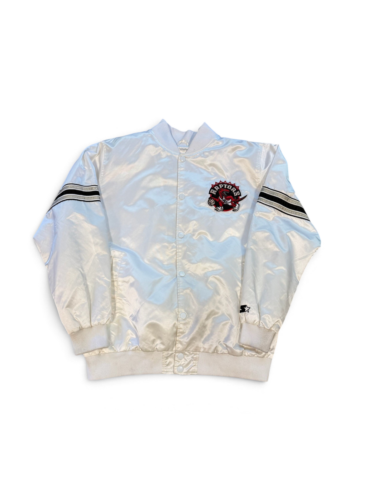 (XXL) Vintage Toronto Raptors Satin Bomber Jacket