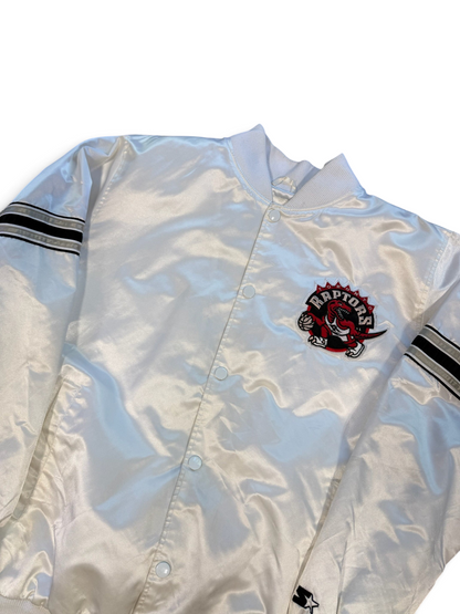 (XXL) Vintage Toronto Raptors Satin Bomber Jacket