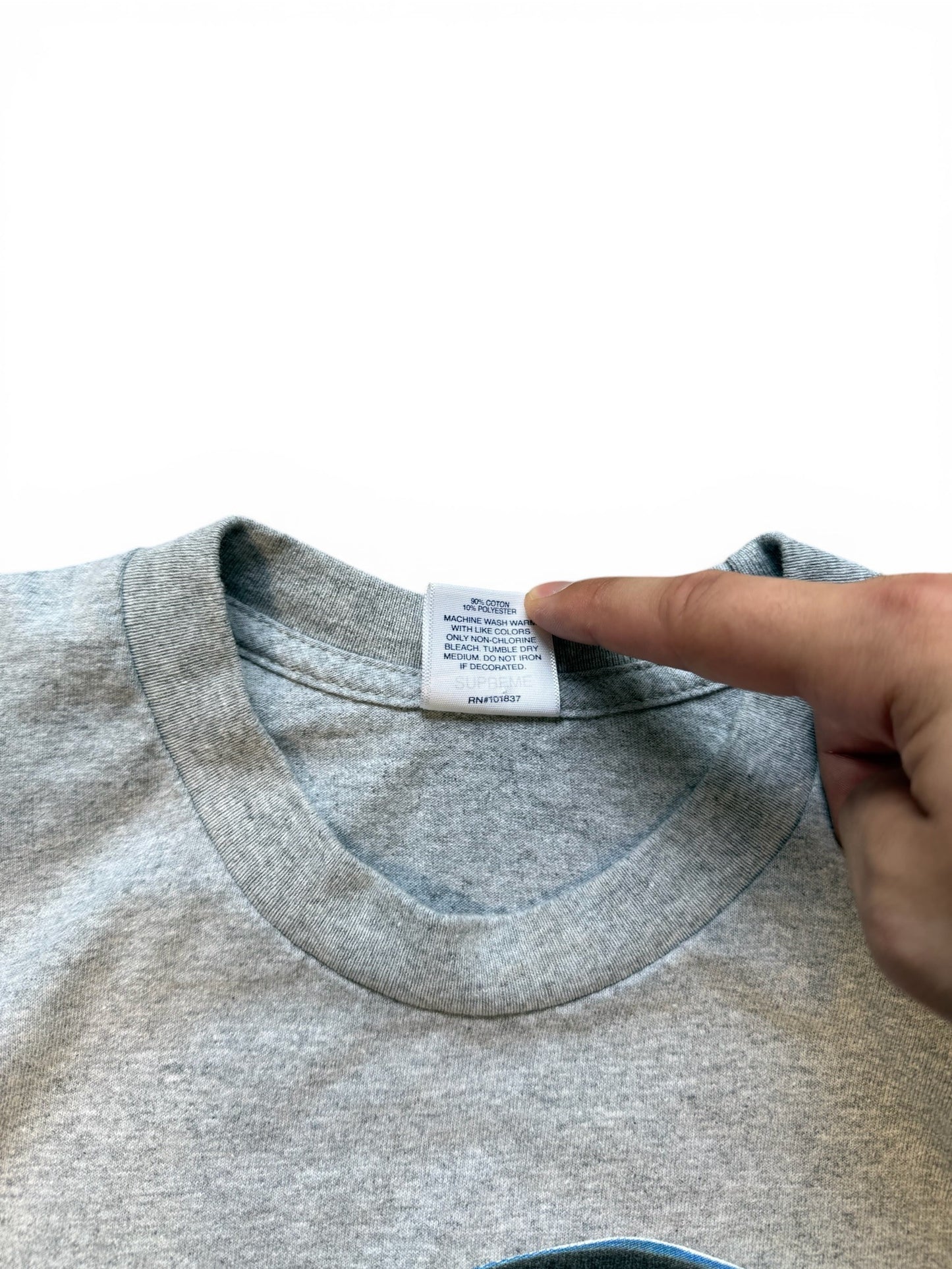 (XL) Supreme Creaper Tee Heather Grey