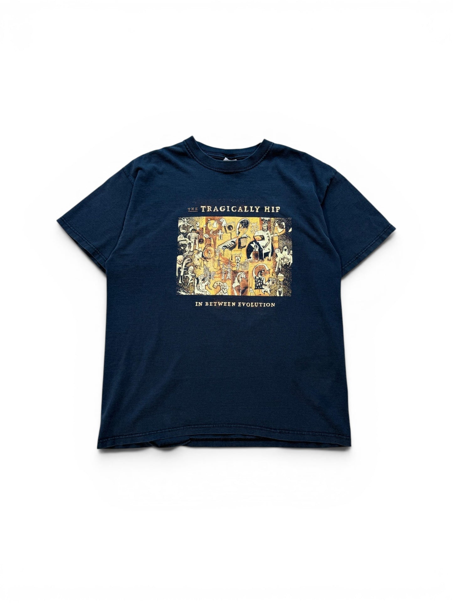 (L) Vintage 2004 The Tragically Hip Evolution Tour T-Shirt