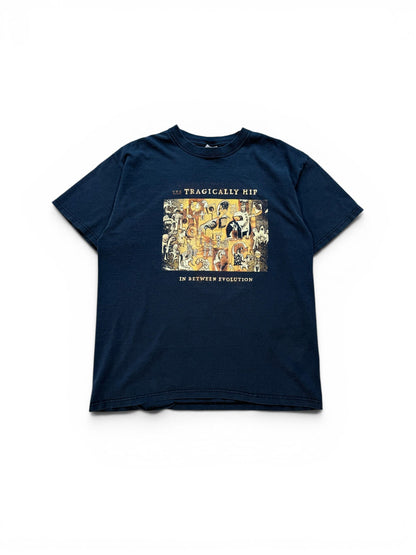 (L) Vintage 2004 The Tragically Hip Evolution Tour T-Shirt