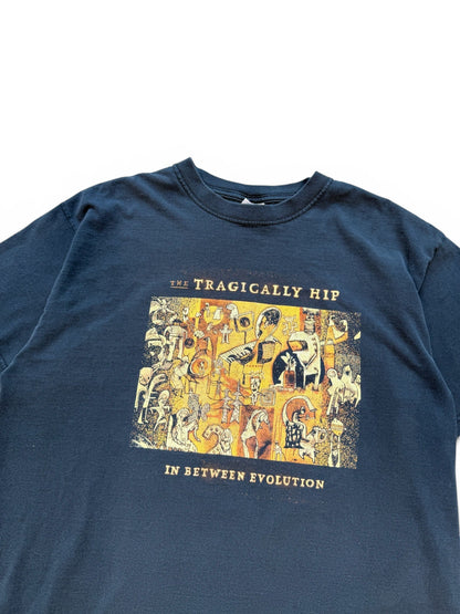(L) Vintage 2004 The Tragically Hip Evolution Tour T-Shirt