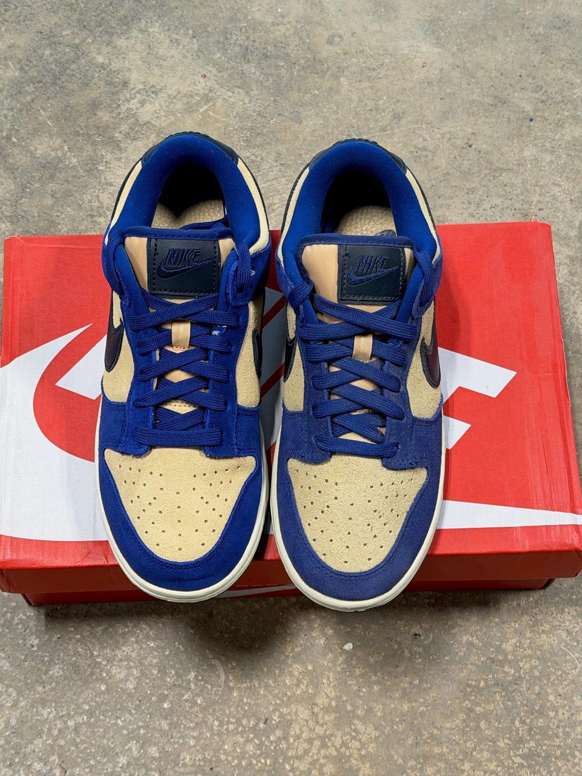 Dunk Low LX Blue Suede