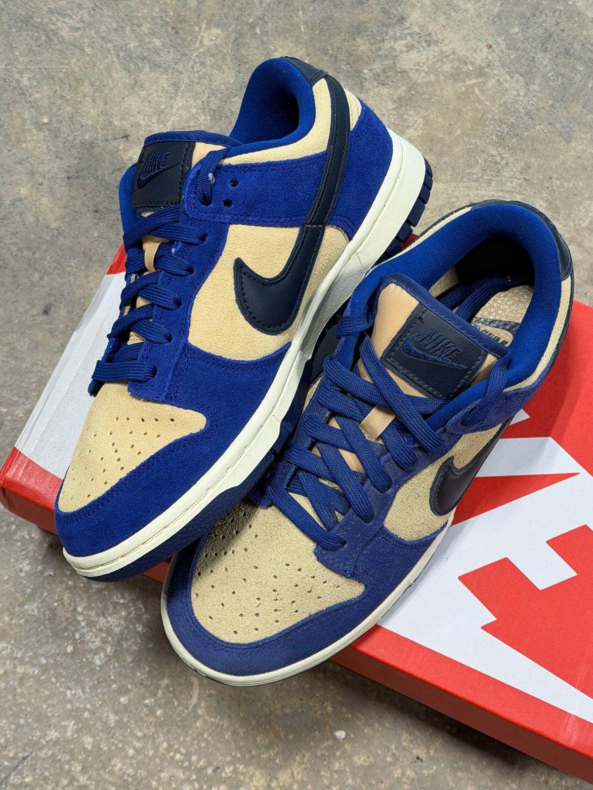 Dunk Low LX Blue Suede