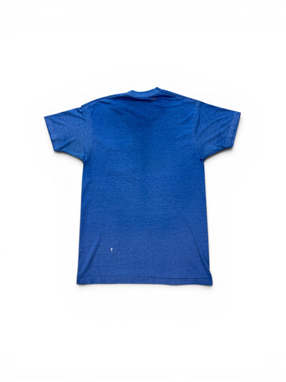 (XL) Vintage 90s Thrashed Blue Pocket Tee