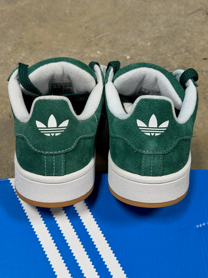 (5.5Y) Adidas Campus Dark Green White